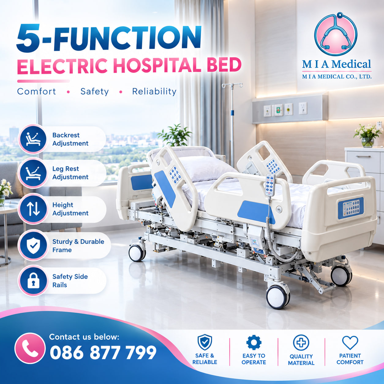 ELECTRIC HOSPITAL BED - Image 2