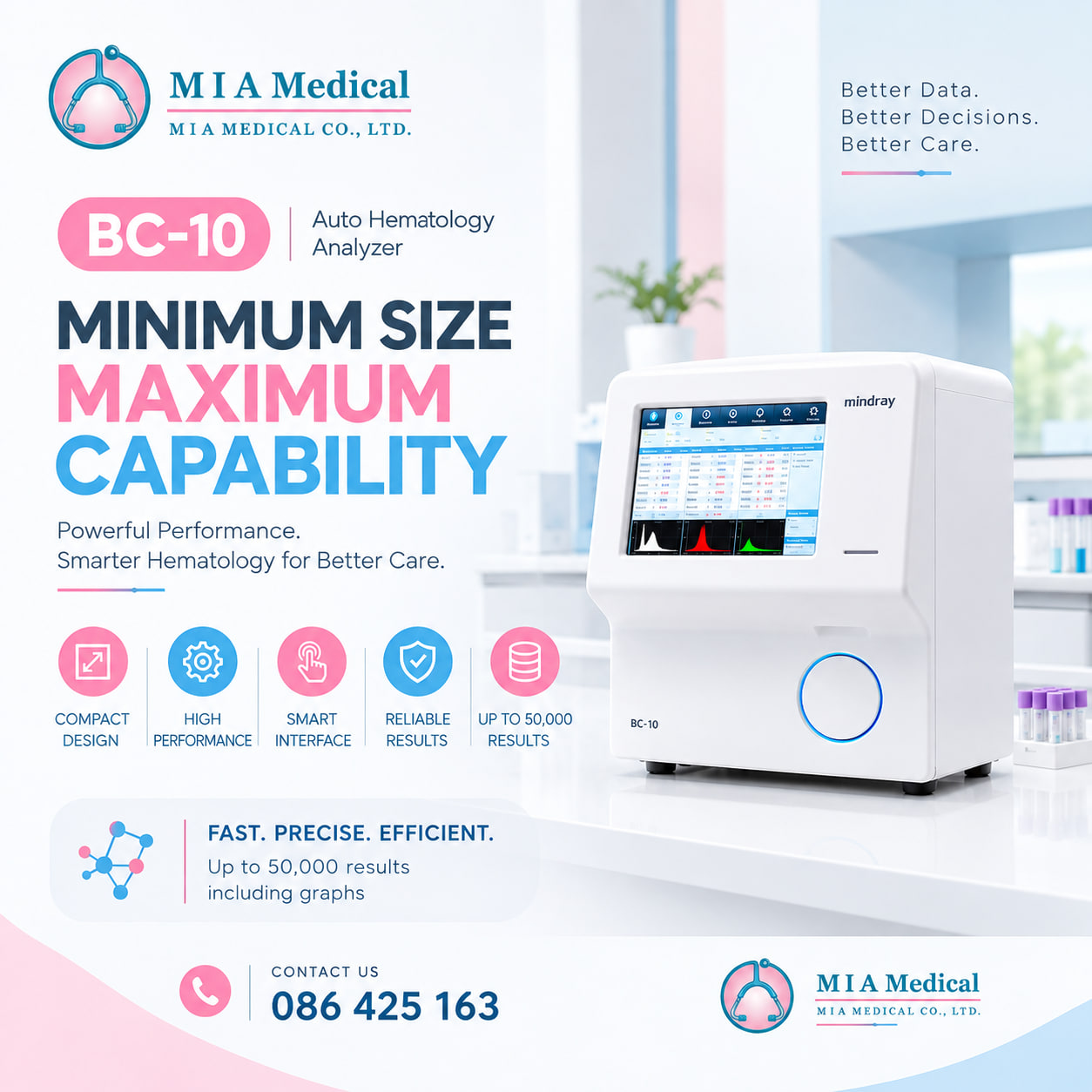 BC-10 Auto Hematology Analyzer - Image 2