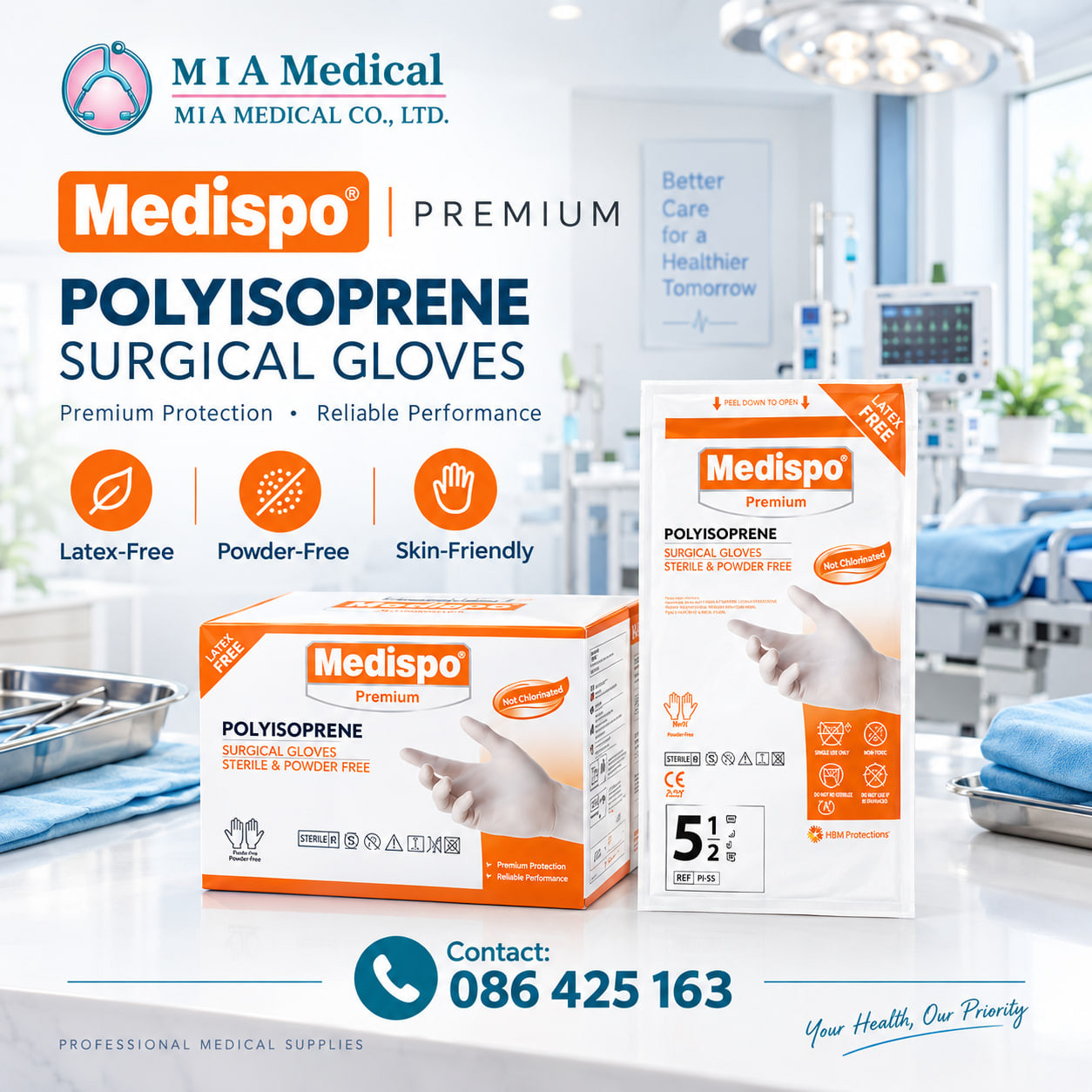 POLYISOPRENE SURGICAL GLOVES - Image 2