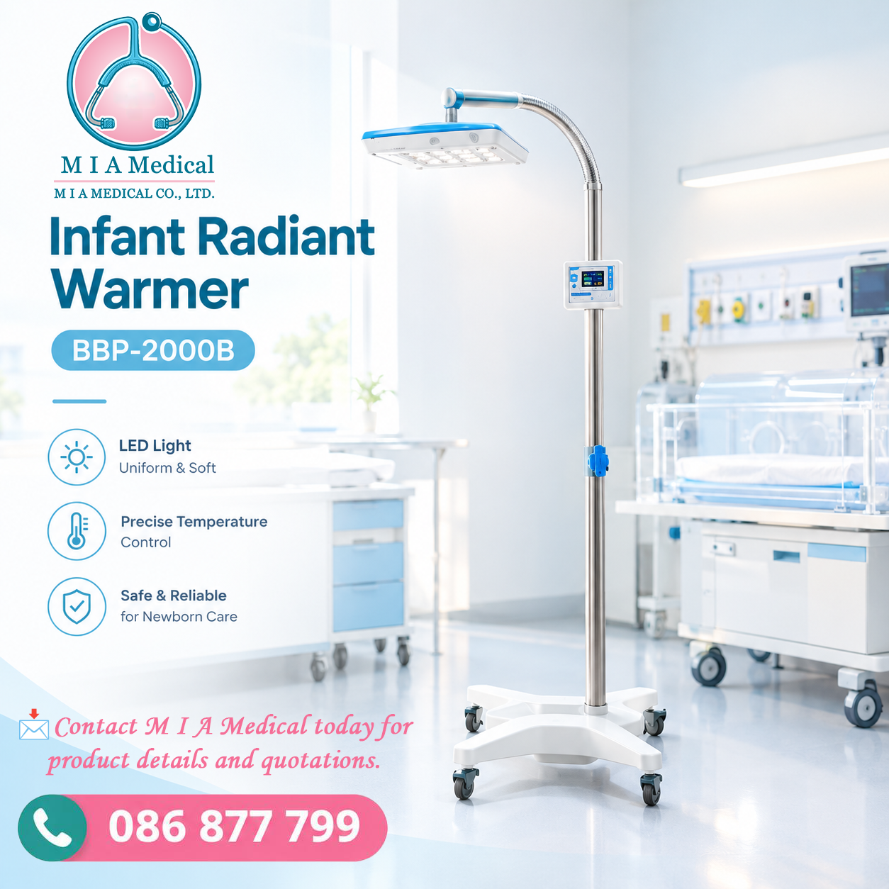 Infant Radiant Warmer – BBP-2000B - Image 2